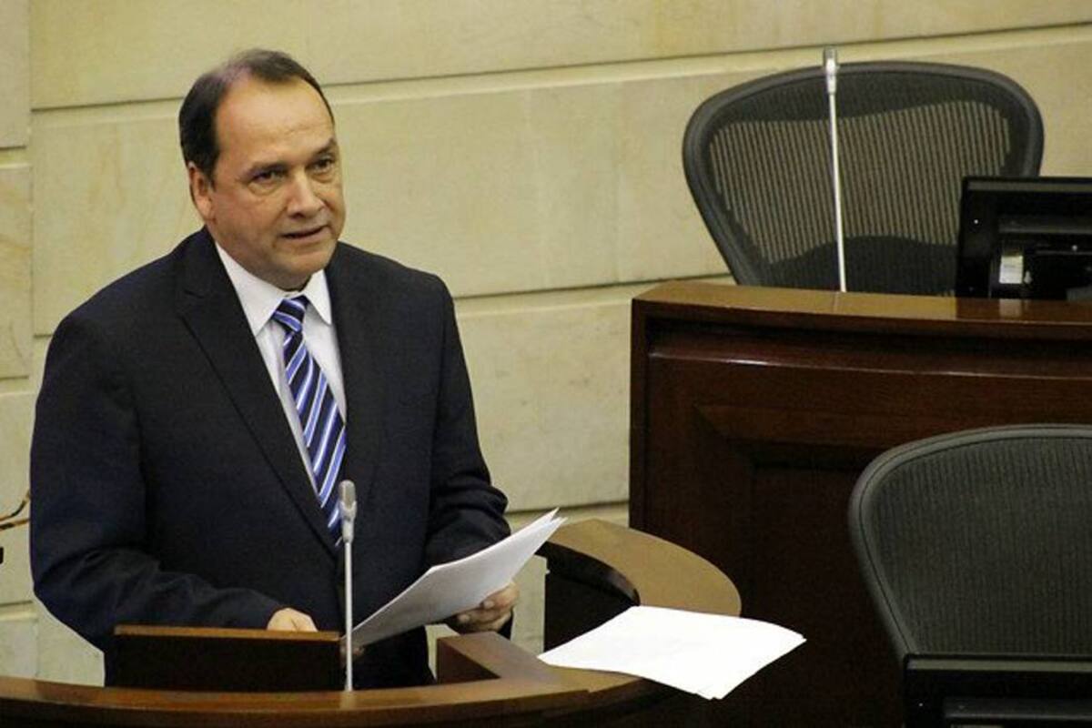 El senador santandereano Jaime Durán Barrera asumió la primer vicepresidencia en la nueva mesa directiva del Senado de la República. (Foto: Colprensa/VANGUARDIA LIBERAL)