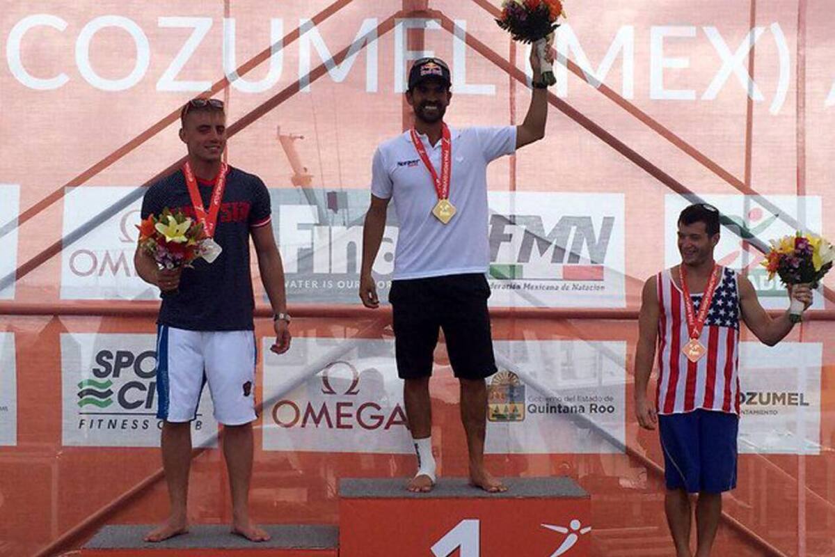Orlando Duque se corona campeón del mundo en clavados de altura (Foto: COLPRENSA/VANGUARDIA LIBERAL)