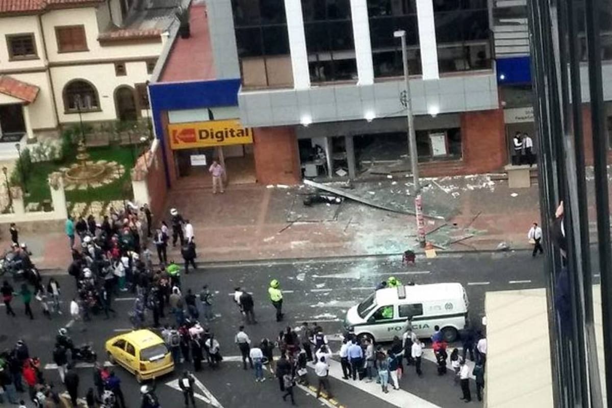 Siete heridos dejan dos explosiones en Bogotá (Foto: COLPRENSA/VANGUARDIA LIBERAL)