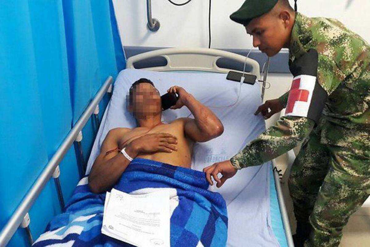 Según el Ejército, debido a la activación de un campo de minas, resultó muerto un indígena y otro herido, este último fue trasladado a un centro asistencial en Ipiales. (Foto: Colprensa/VANGUARDIA LIBERAL)