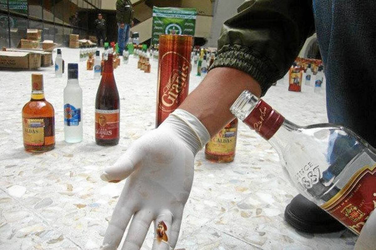Incautadas 17.725 botellas de licor adulterado en noviembre (Foto: Archivo/VANGUARDIA LIBERAL)