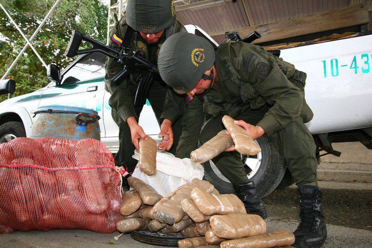 Colombia es el país que más incauta estupefacientes en el mundo (Foto: COLPRENSA/VANGUARDIA LIBERAL)