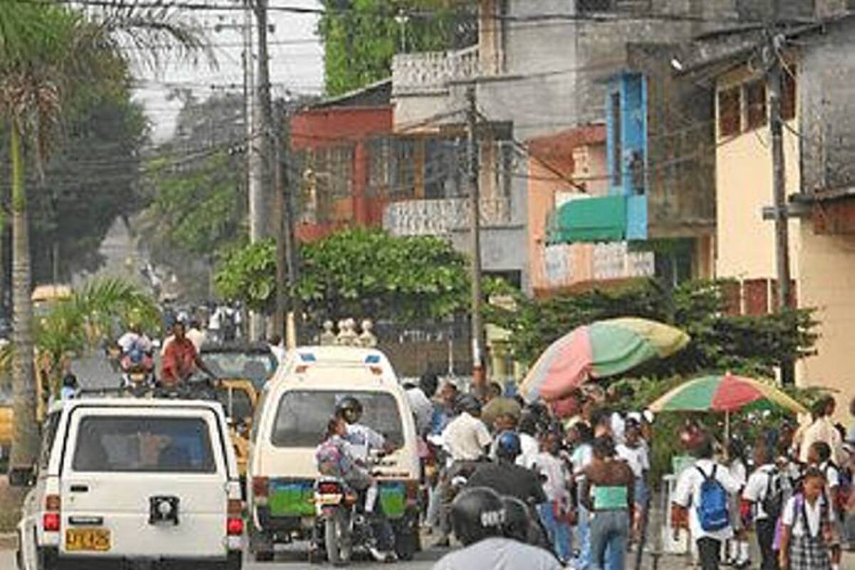 Paro armado en el Chocó (Foto: Colprensa/VANGUARDIA LIBERAL)