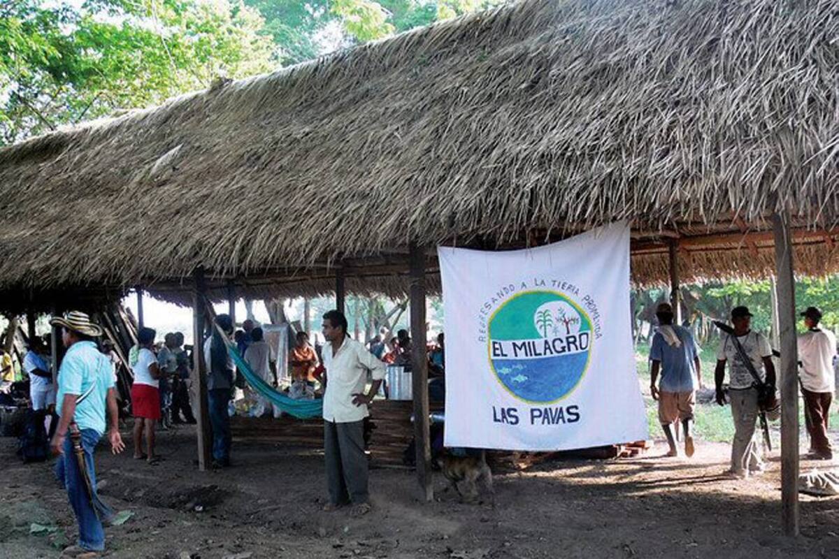 Avanza investigación por desplazamiento en la 'Hacienda las Pavas', Sur de Bolívar (Foto: Colprensa /VANGUARDIA LIBERAL)
