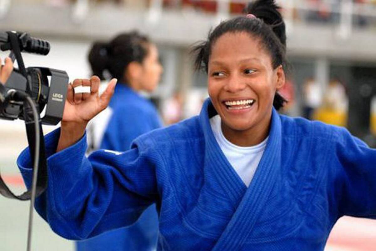 Yuri Alvear, campeona en abierto Panamericano de judo (Foto: Colprensa/VANGUARDIA LIBERAL)