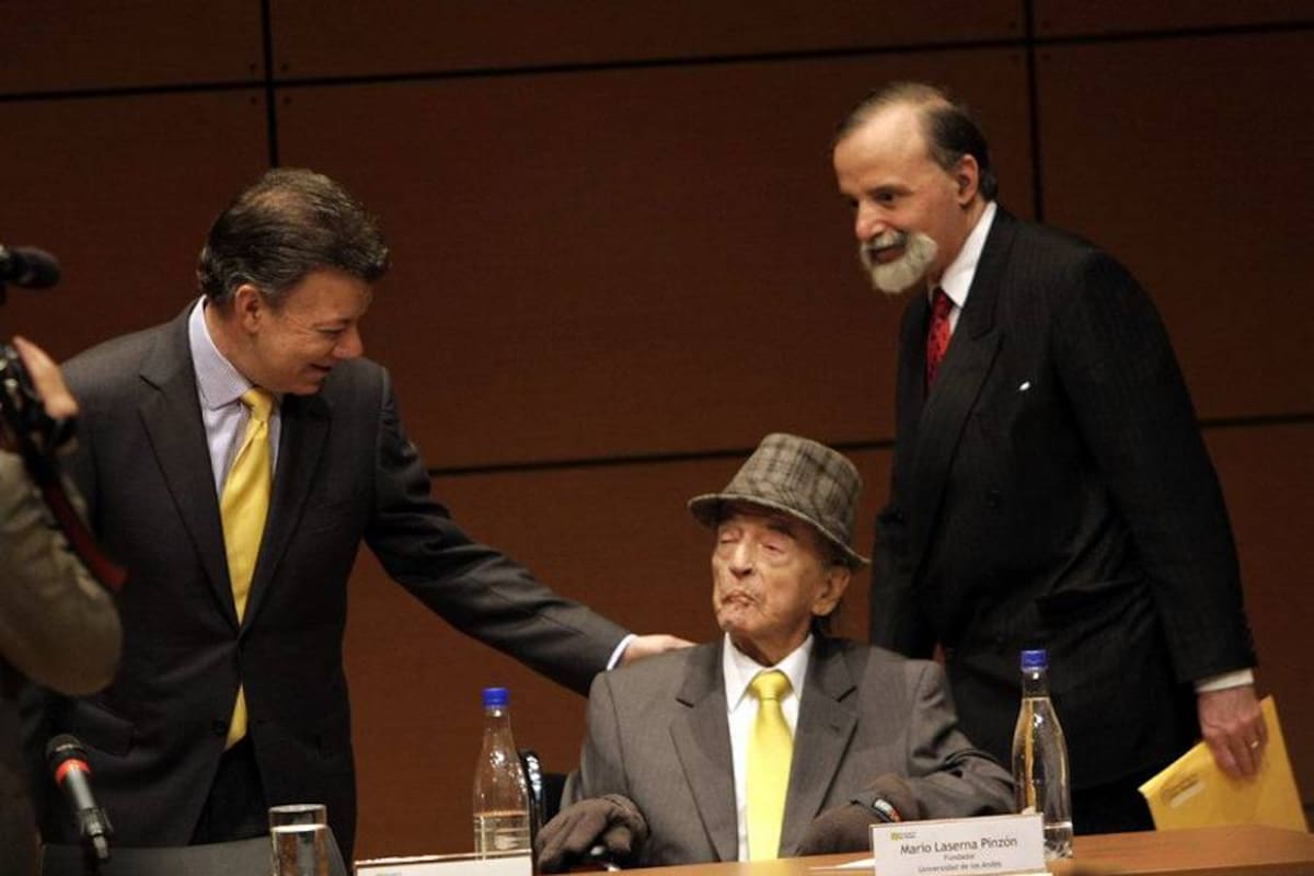 Murió Mario Laserna Pinzón, fundador de la U. de Los Andes (Foto: COLPRENSA/VANGUARDIA LIBERAL)
