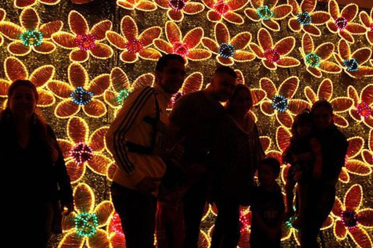 Alumbrado de Medellín tuvo en promedio 400.000 visitas diarias (Foto: Archivo/VANGUARDIA LIBERAL)