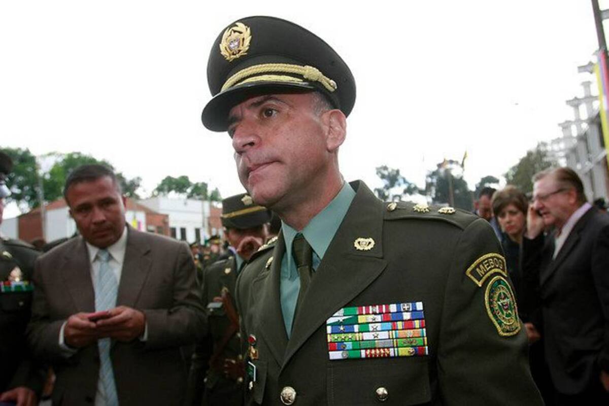 General Martínez se defiente ante señalamientos de relación con la criminalidad (Foto: Colprensa /VANGUARDIA LIBERAL)