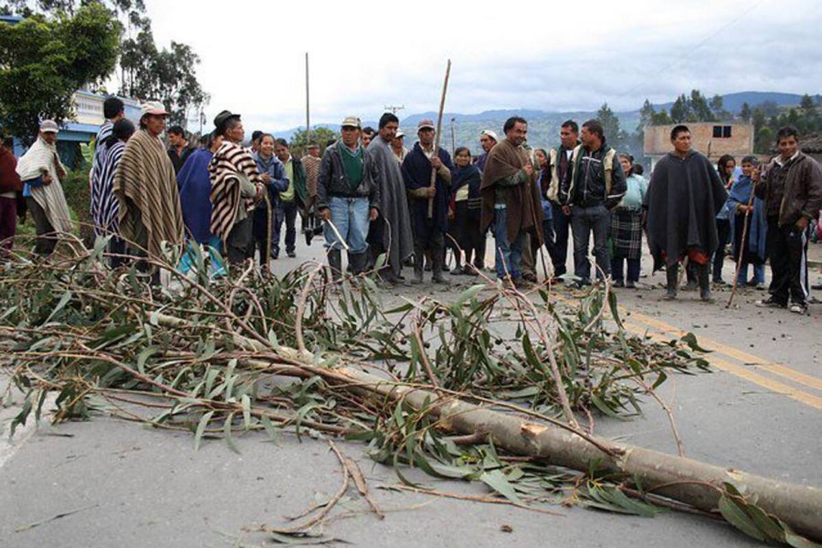 Indígenas suspenden "interlocución política" con el Gobierno (Foto: Colprensa/ VANGUARDIA LIBERAL)
