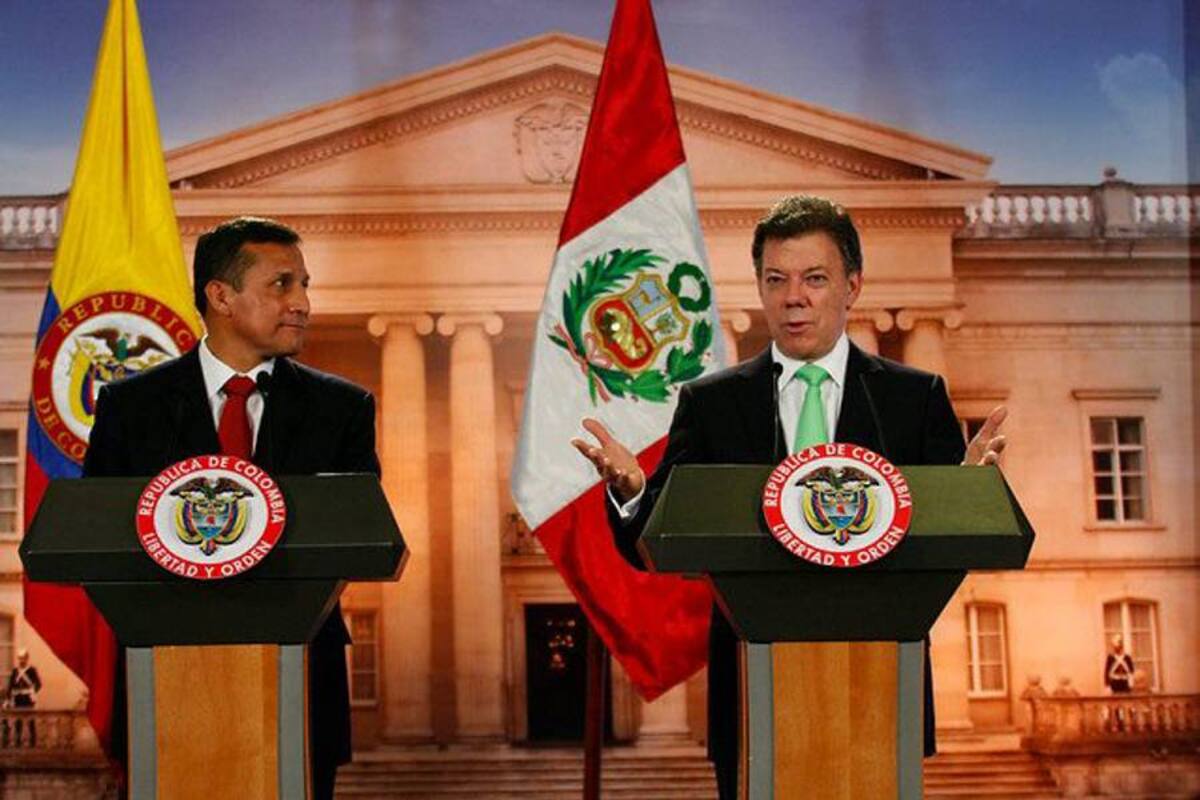 Santos dio parte de tranquilidad a Humala por secuestro (Foto: Colprensa/VANGUARDIA LIBERAL)