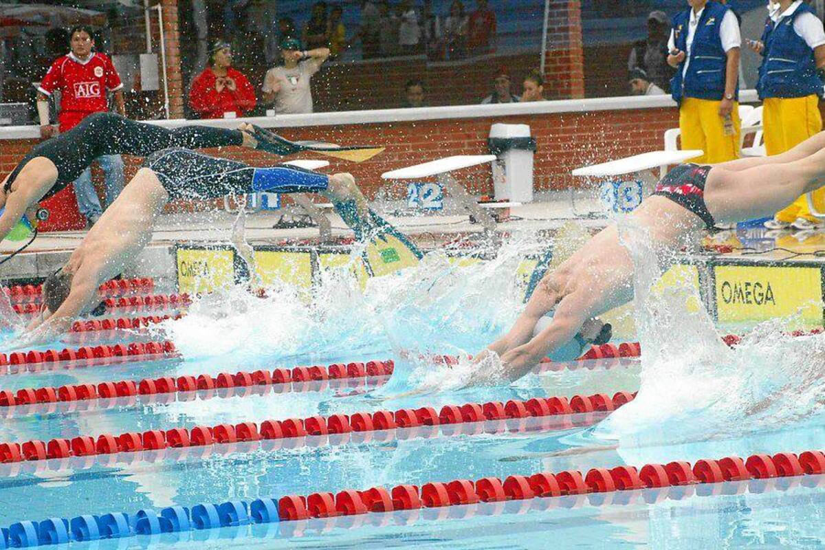 Se vive la natación en Cartagena (Foto: COLPRENSA/VANGUARDIA LIBERAL)
