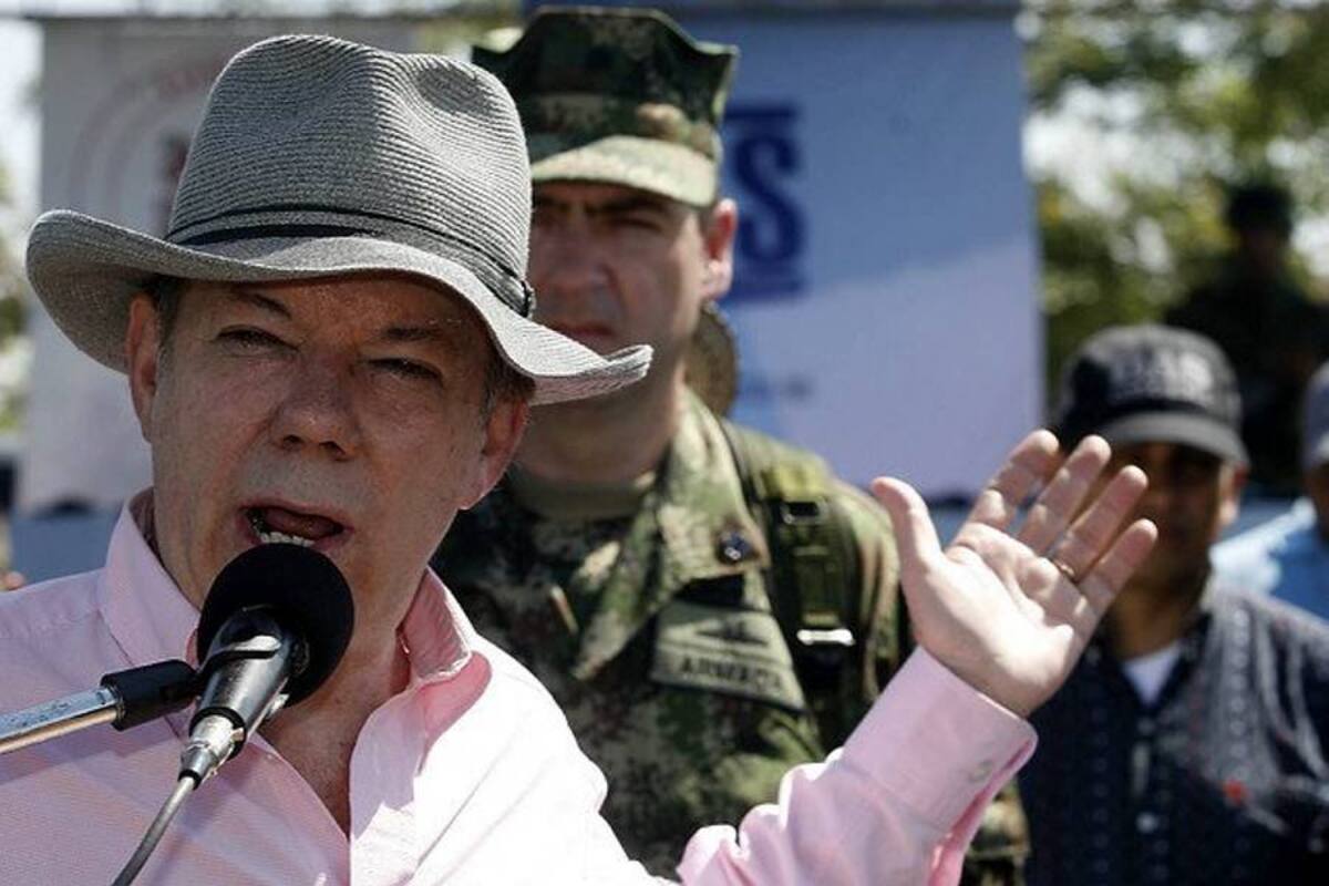 Santos confirmó captura de cabecilla de 'Los Urabeños' en Perú (Foto: Colprensa / VANGUARDIA LIBERAL)
