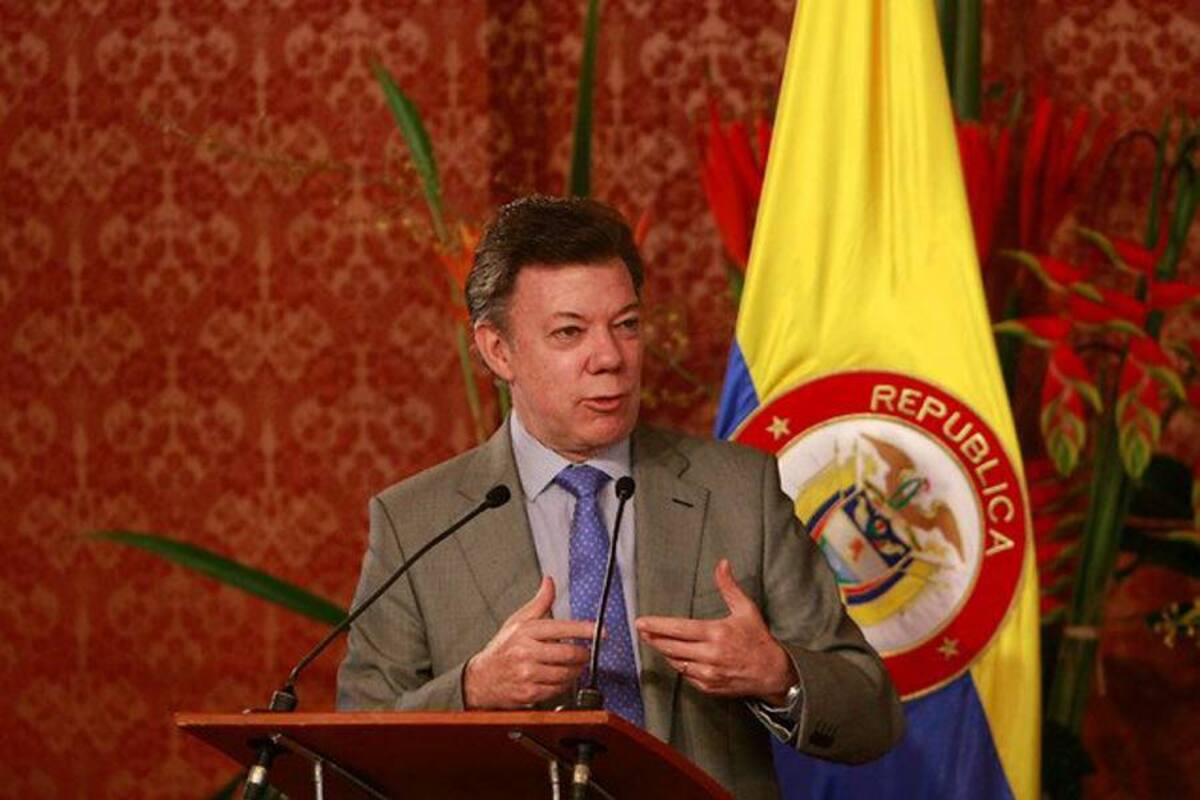 Santos cancelaría agenda por principios de neumonía (Foto: Colprensa/VANGUARDIA LIBERAL)