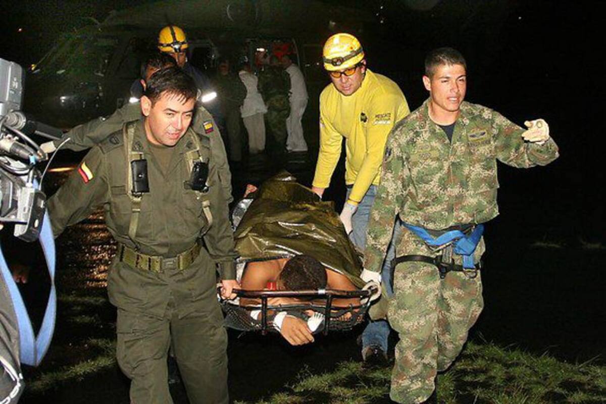 Dos heridos en ataque a estación de Policía en Puerto Asis (Foto: Colprensa/VANGUARDIA LIBERAL)