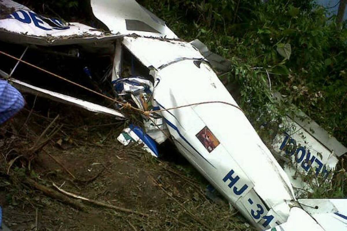 Avioneta se accidentó en zona rural de Ibagué (Foto: Colprensa/VANGUARDIA LIBERAL)