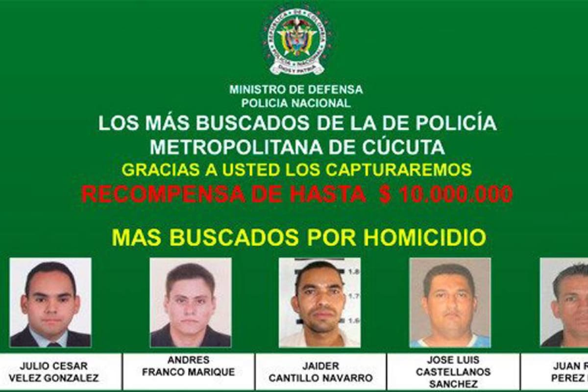 Exconcejal de Cúcuta, entre los delincuentes más buscados (Foto: COLPRENSA/VANGUARDIA LIBERAL)