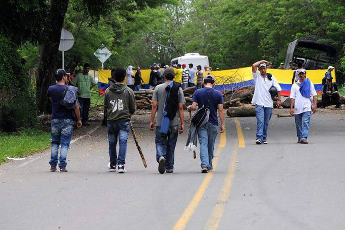 Con manifestaciones inicia el tercer día del paro cafetero (Foto: Archivo/VANGUARDIA LIBERAL)