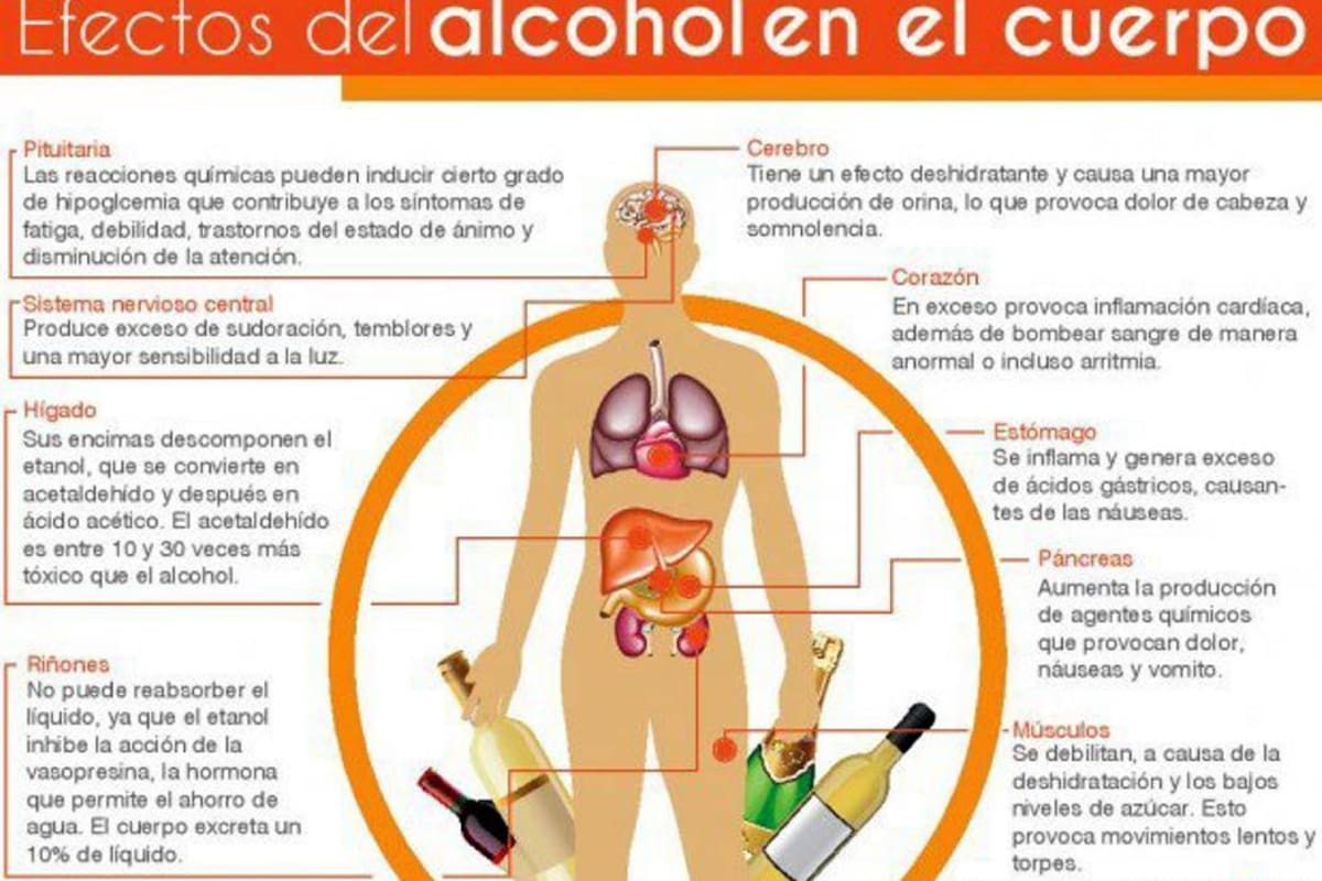 Así se manifiesta el alcohol en su cuerpo (Foto: Colprensa/VANGUARDIA LIBERAL)
