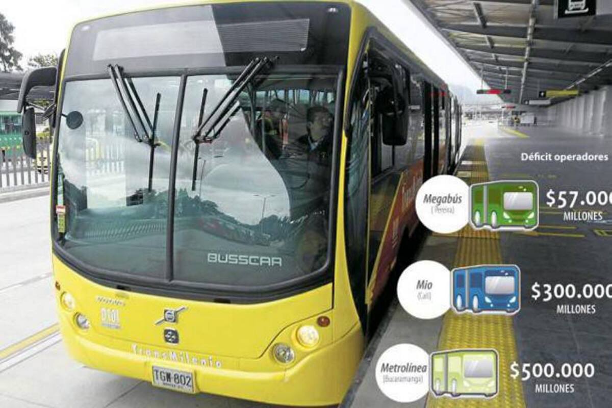 Sistemas de transporte masivo, un modelo en aprietos (Foto: COLPRENSA/VANGUARDIA LIBERAL)