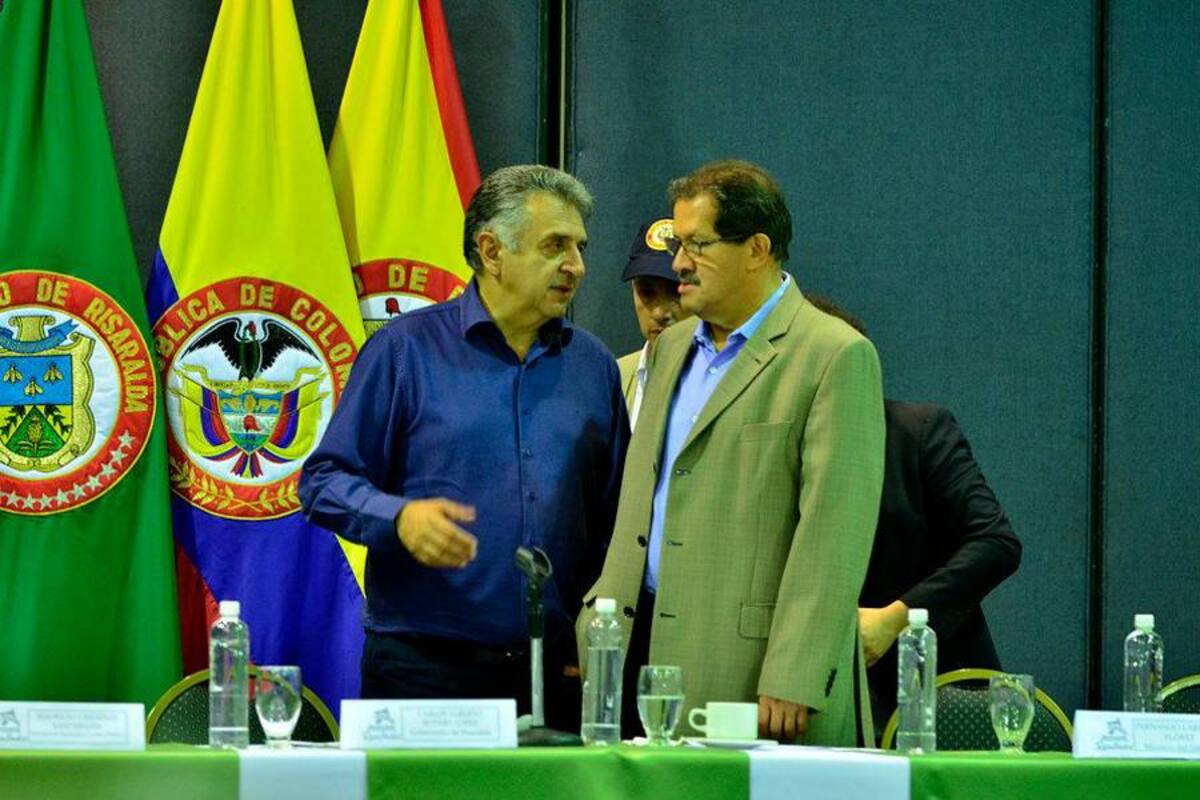 "Esperamos salir hoy con el acuerdo firmado" Angelino Garzón. (Foto: COLPRENSA/VANGUARDIA LIBERAL)