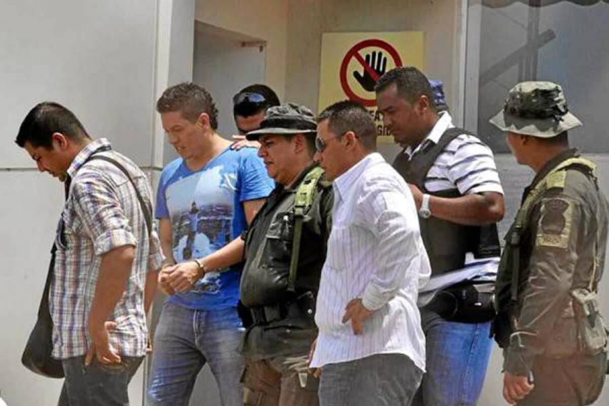 Alias ‘Fritanga’ fue trasladado a Bogotá y será extraditado (Foto: Colprensa/VANGUARDIA LIBERAL)