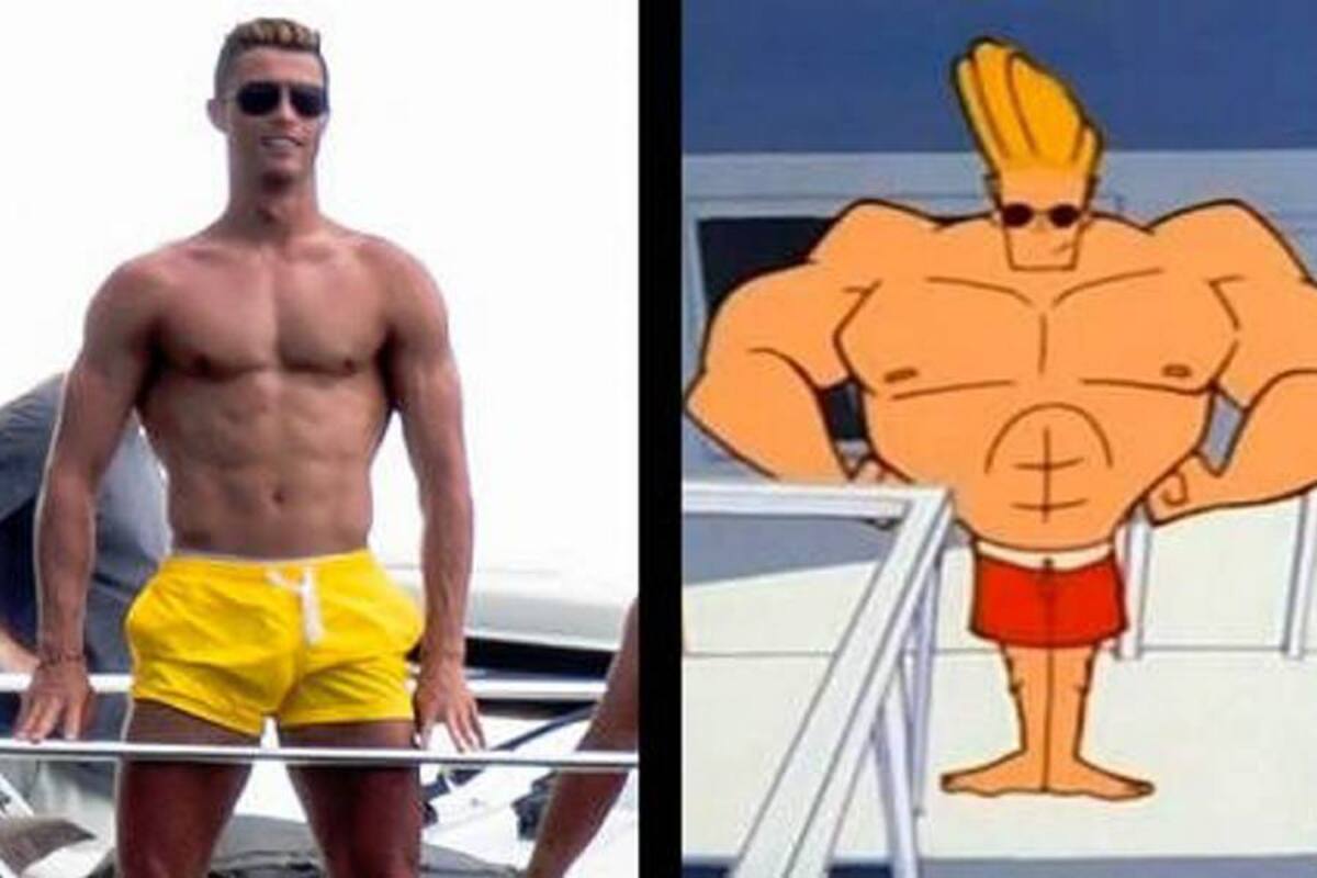 Cristiano Ronaldo es comparado con Johnny Bravo (Foto: Tomada de Internet/VanguardiaLiberal)