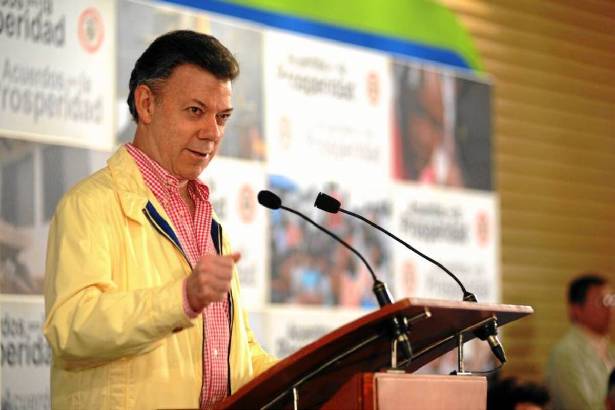 “Nuestro conflicto está destinado a desaparecer”: Santos (Foto: Archivo/VANGUARDIA LIBERAL)