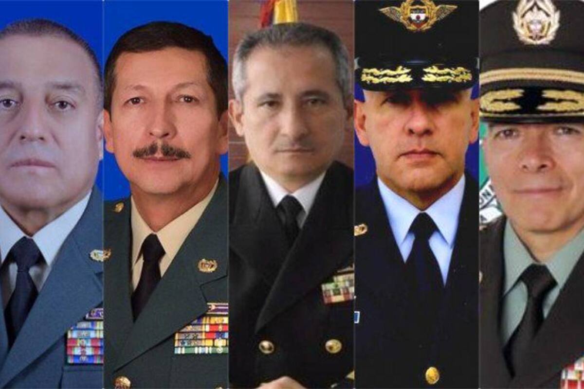Los perfiles de la nueva cúpula militar que tendrá como objetivo el Plan Bicentenario (Foto: Colprensa, El Colombiano /VANGUARDIA LIBERAL)