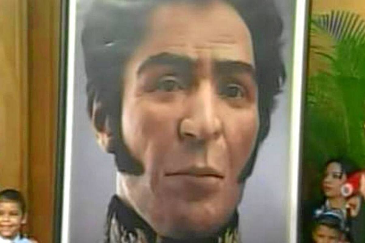Chávez devela rostro computarizado de prócer venezolano Simón Bolívar (Foto: Tomado de Internet/ VANGUARDIA LIBERAL)