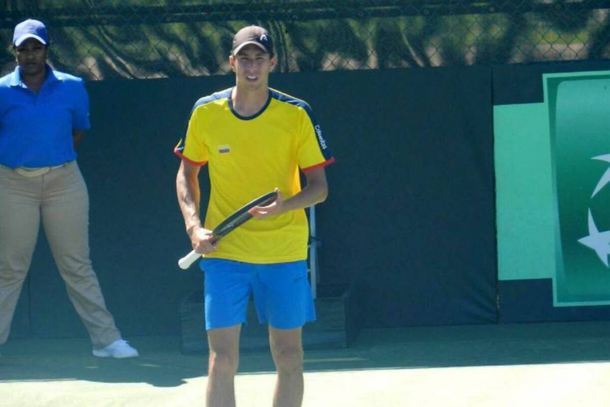 Galán jugaría su segundo partido en Copa Davis el domingo, en caso de ser necesario. (Foto: Suministrada/ VANGUARDIA LIBERAL)