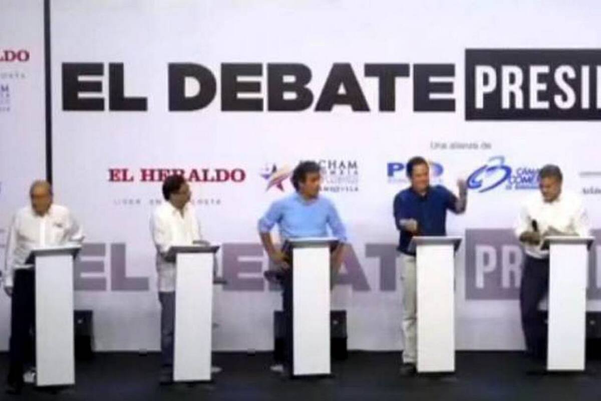 Si se lo perdió, vea el candente debate presidencial en el Caribe (Foto: TOMADO DE YOUTUBE.COM/VANGUARDIA LIBERAL)