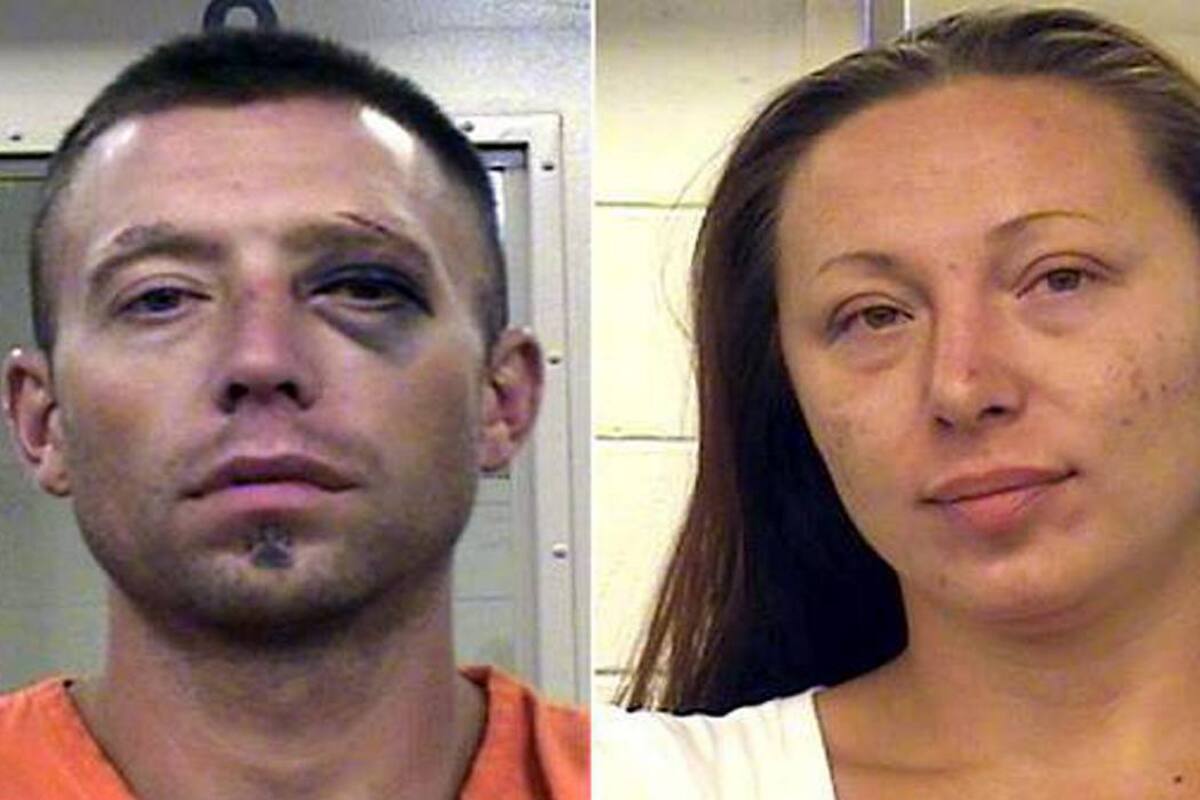 Michelle Martens y Fabián González fueron detenidos de inmediato por la policía (Foto: INFOBAE/VANGUARDIA LIBERAL)