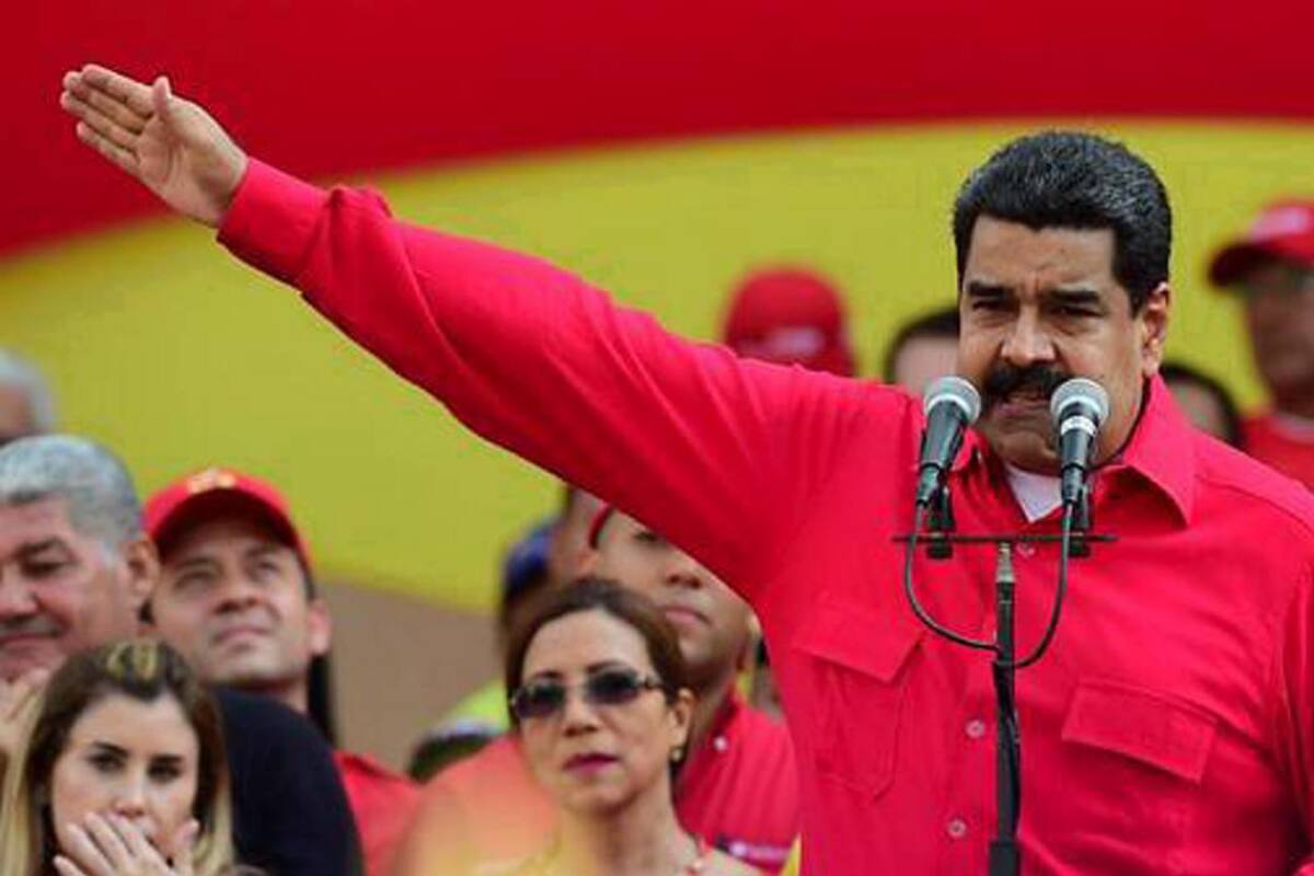 Maduro amenaza con actuar "con mano de hierro de unión cívico-militar" tras anuncio de juicio (Foto: AFP/VANGUARDIALIBERAL)