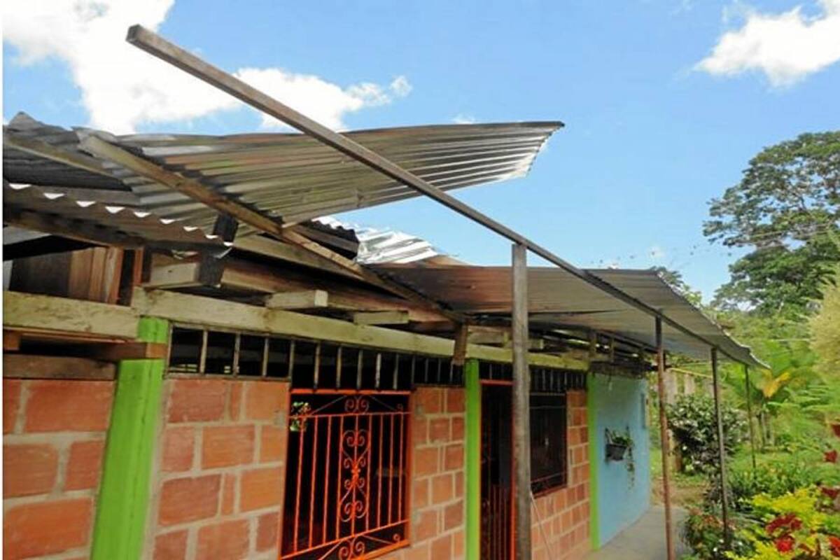 En San Vicente de Chucurí se han presentado cuatro vendavales en menos de dos meses (Foto: Foto Suministrada/VANGUARDIA LIBERAL)