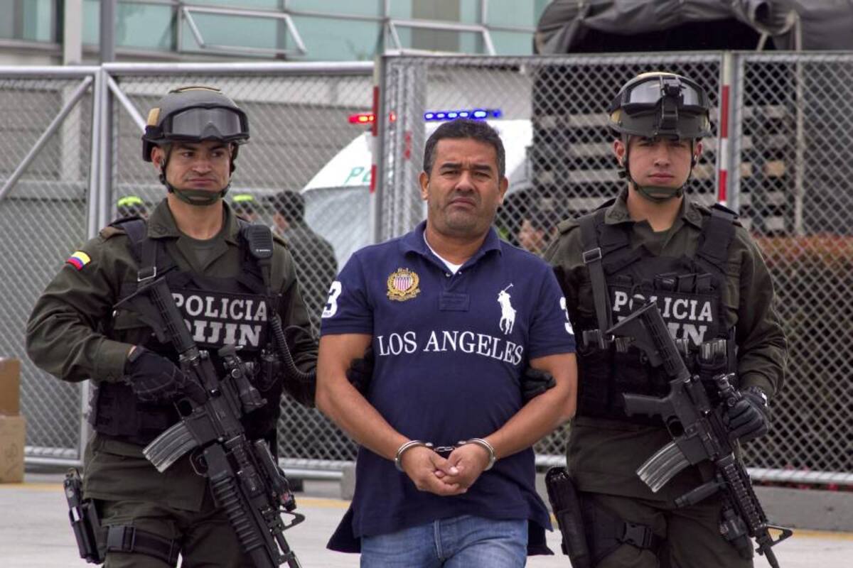 'Diego Rastrojo' fue extraditado este miércoles a Estados Unidos (Foto: Suministrada por el Inpec/VANGUARDIA LIBERAL)