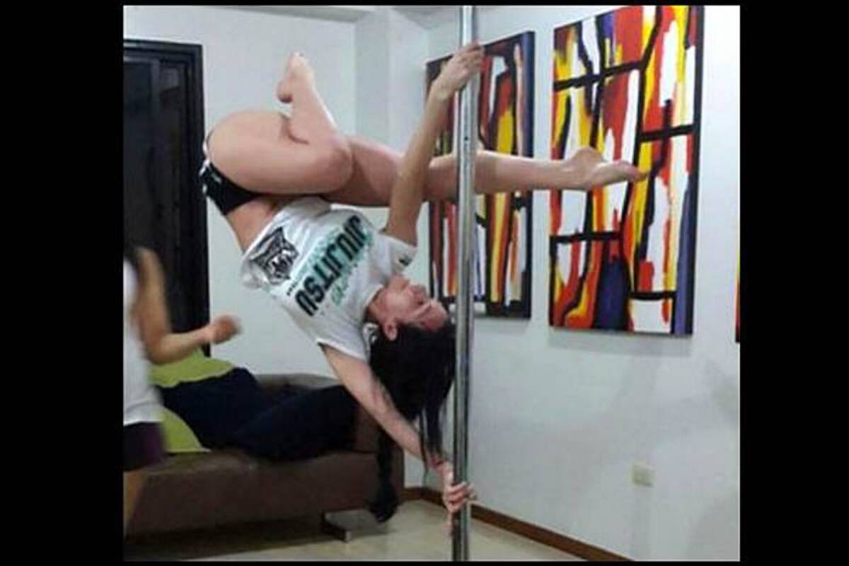 A Diosa Canales se le estalló prótesis practicando pole dance (Foto: TOMADO DE INSTAGRAM.COM/VANGUARDIA LIBERAL)