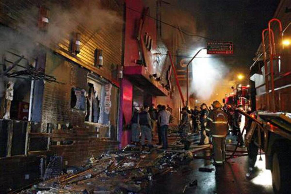 Muerte de joven eleva a 242 las víctimas en incendio de discoteca en Brasil (Foto: Tomada de Internet/ VANGUARDIA LIBERAL)
