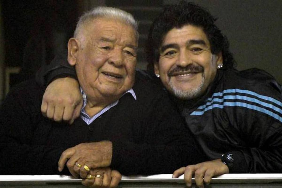 Falleció Diego Maradona, el padre del astro argentino (Foto: Tomada de www.clarin.com/ / VANGUARDIA LIBERAL)