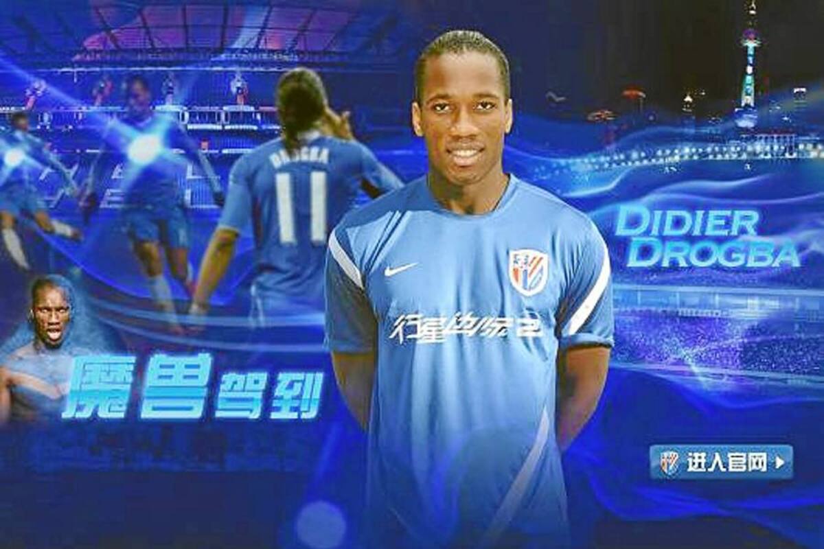 Drogba debuta en China contribuyendo en un decisivo empate en Shanghái (Foto: Tomado de Internet/ VANGUARDIA LIBERAL)