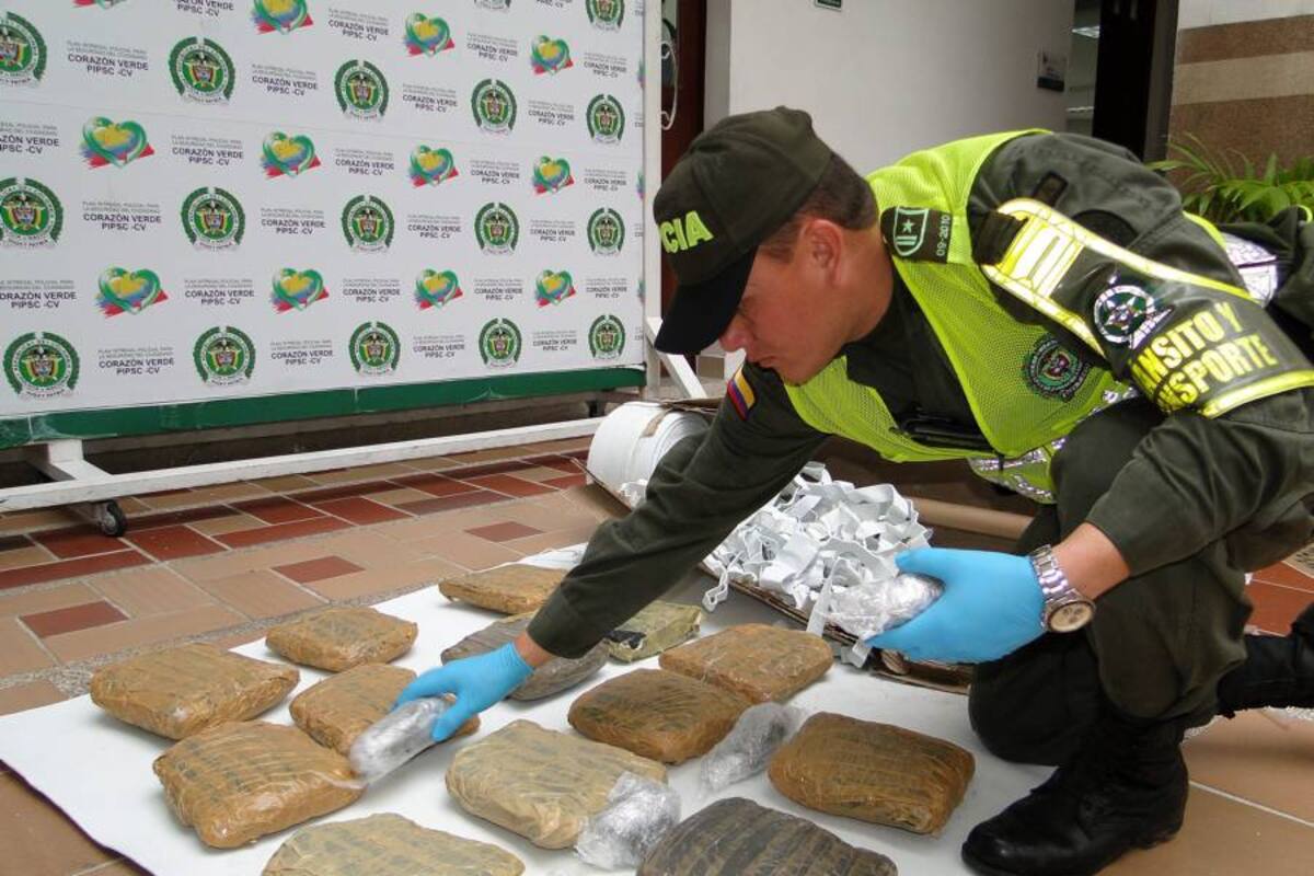 Incautados 12 mil gramos de marihuana en Bucaramanga (Foto: Suministrada/ VANGUARDIA LIBERAL)