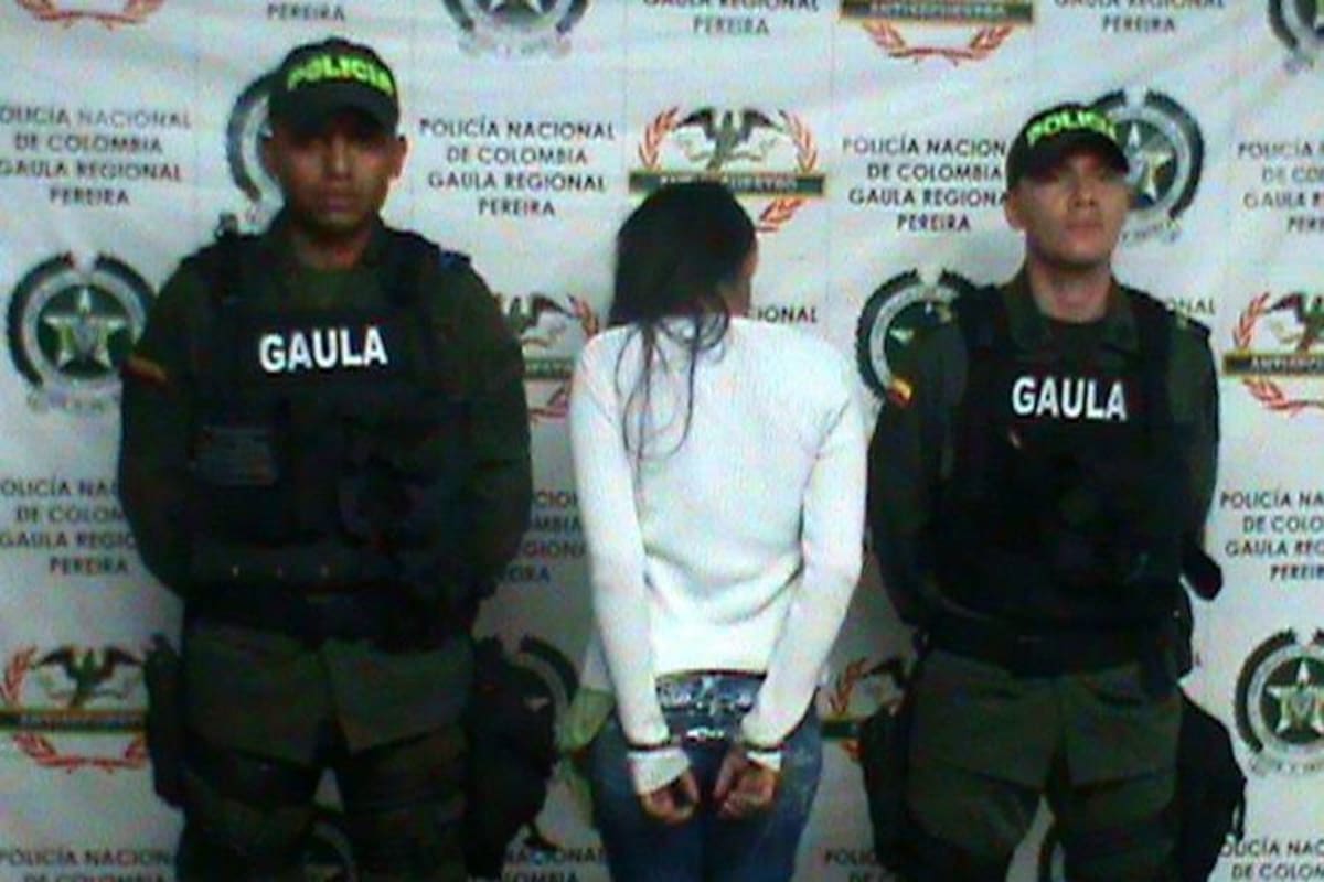 Capturan a mujer que extorsionaba a comerciantes en Charalá (Foto: Foto Suministrada/VANGUARDIA LIBERAL)