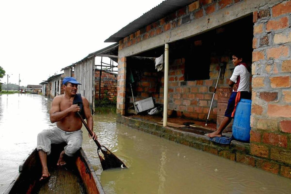 El LLanito, en Barrancabermeja, clama por ayuda frente al tema de inundaciones (Foto: Edgar Pernett / Vanguardia Liberal)