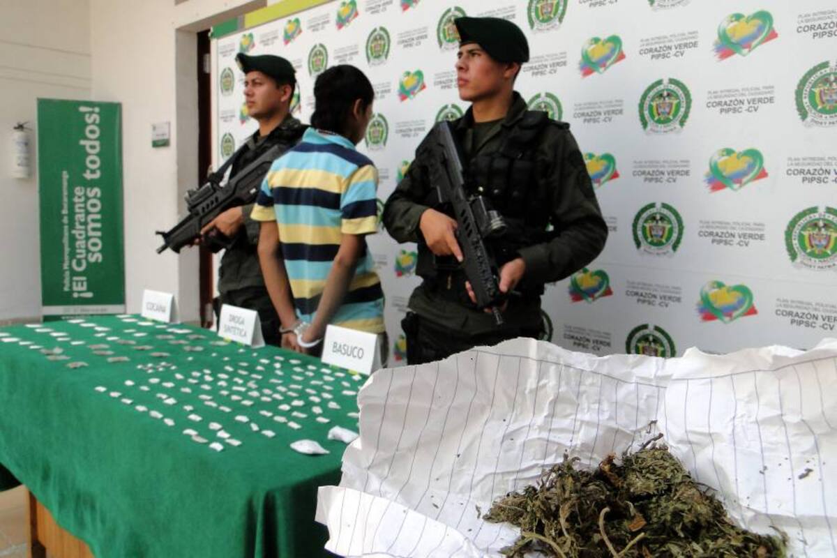 Capturado un hombre con 405 gramos de estupefacientes (Foto: Suministrada/ VANGUARDIA LIBERAL)