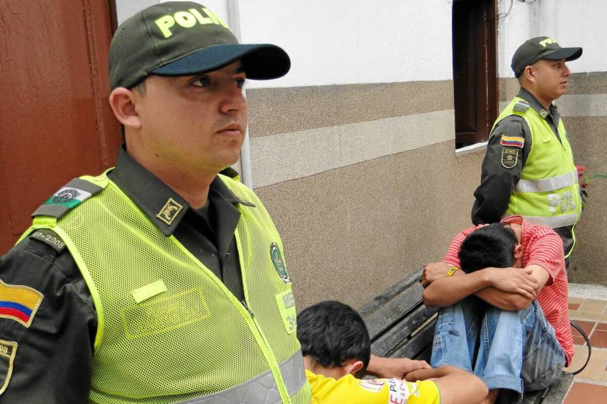 Aprehendidos dos adolescentes por homicidio agravado (Foto: Suministrada Policía Metropolitana)
