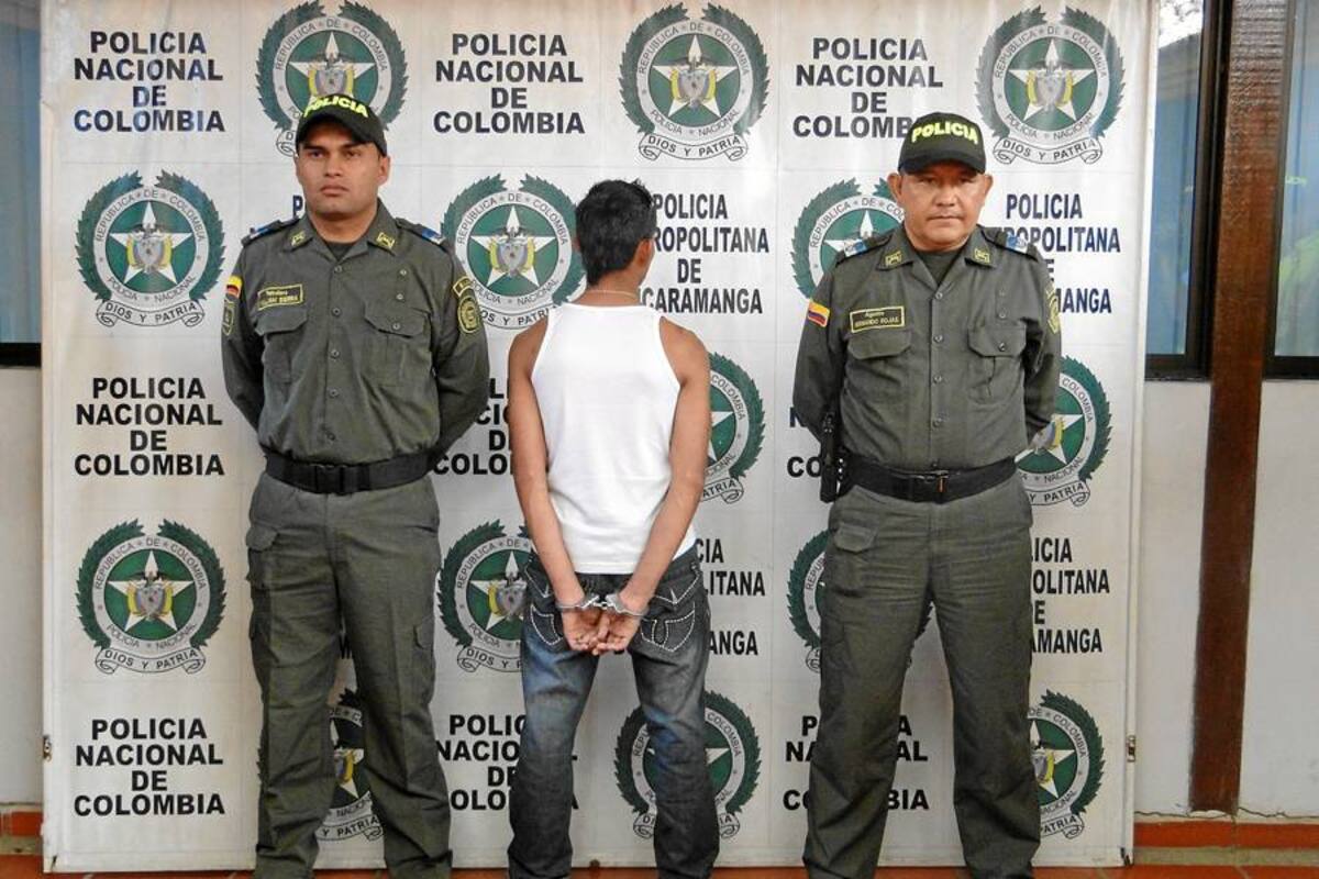 Capturado alias 'Pepas' solicitado por homicidio agravado (Foto: Suministradas Policía Nacional)