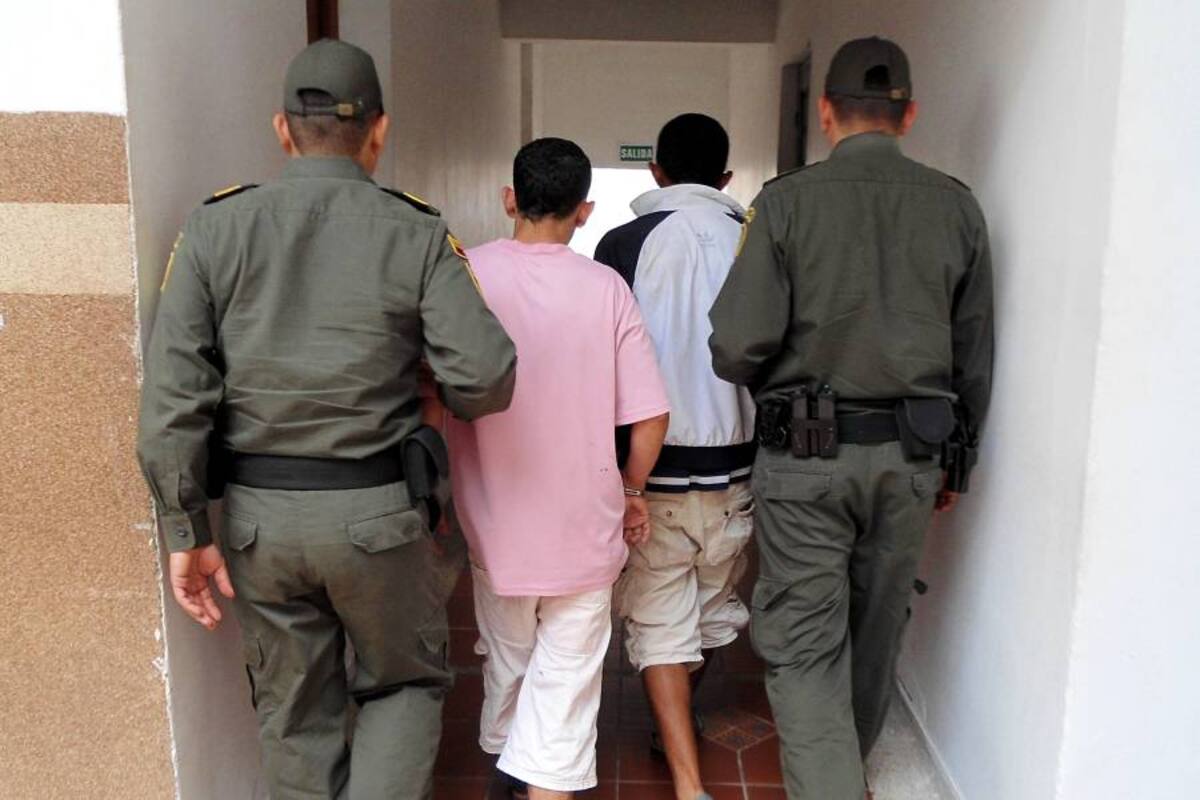 Capturados dos sujetos señalados de salvaje homicidio en Bucaramanga (Foto: Suministrada/ VANGUARDIA LIBERAL)