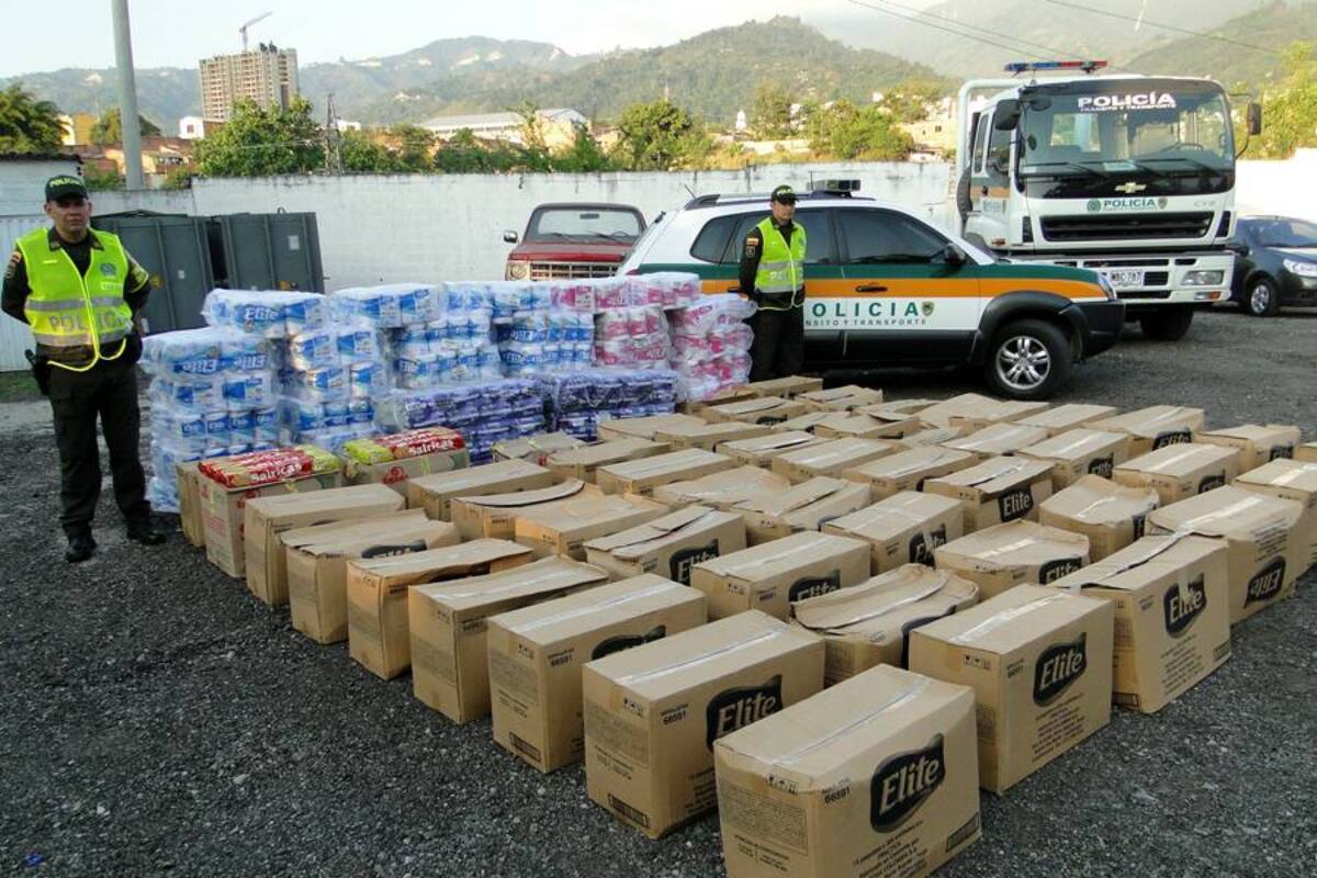 Recuperan mercancía avaluada en $22 millones 500 mil (Foto: Suministrada/VANGUARDIA LIBERAL)