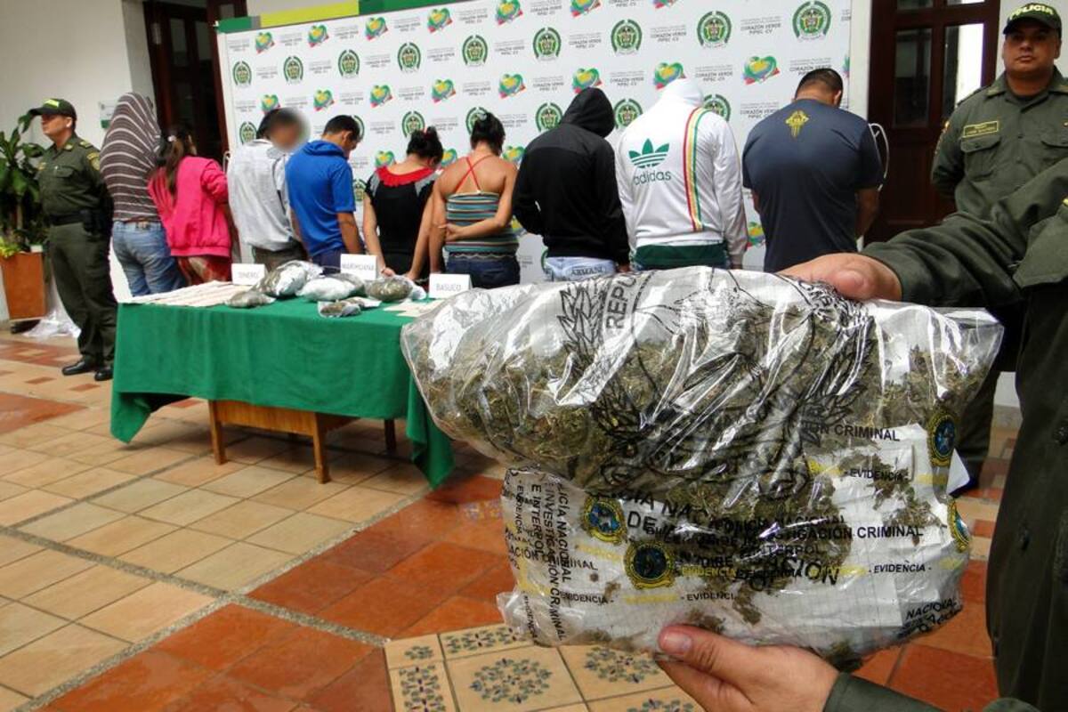 Capturadas diez personas por tráfico de estupefacientes en Floridablanca (Foto: Suministrada/ VANGUARDIA LIBERAL)