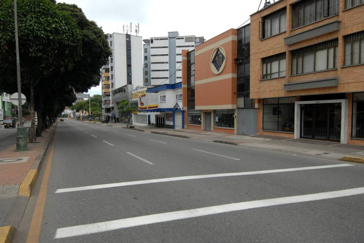 Gracias al Mundial de Rusia, por 90 minutos Bucaramanga tuvo las calles vacías (Foto: Jaime Del Río / VANGUARDIA LIBERAL)
