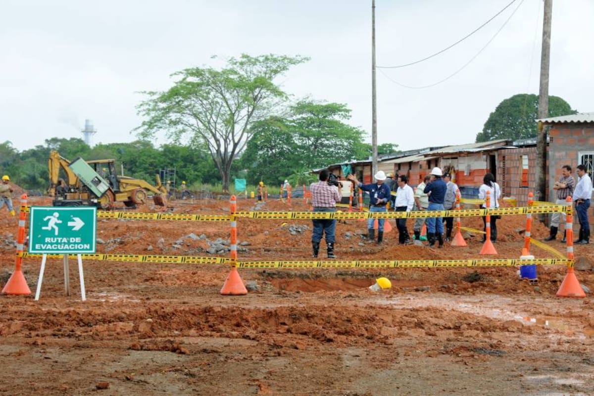 Construcción del estadio del Barrancabermeja tiene un retraso del 30% (Foto: Emmanuel Pérez Ortegón/VANGUARDIA LIBERAL)
